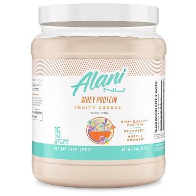 Alani Nu Nutrition Whey Protein Powder - Fruity Cereal - 16oz