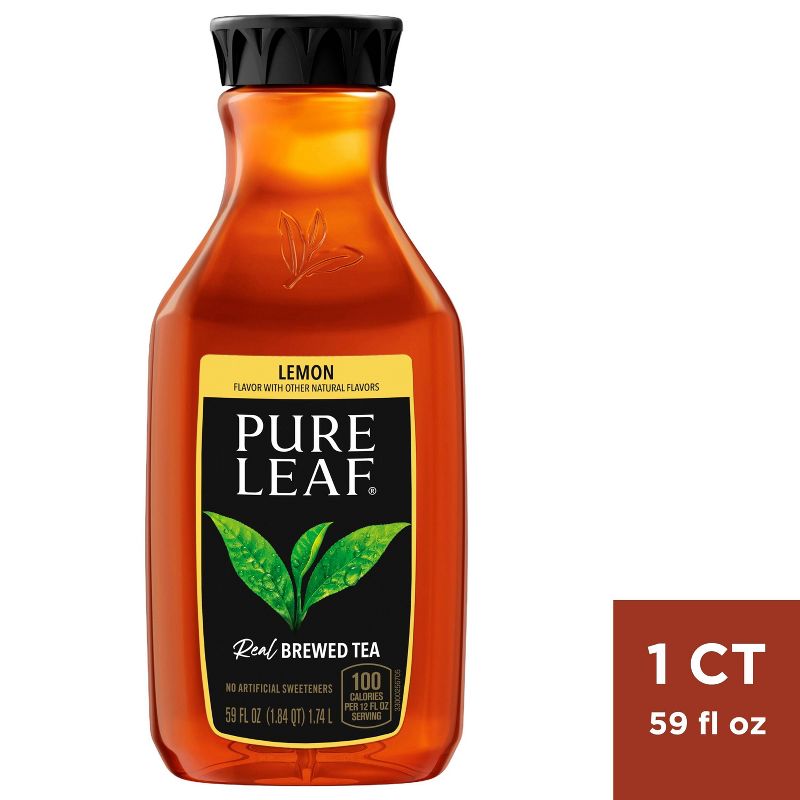 Pure Leaf Sweetened Lemon Iced Tea - 59 fl oz, 1 of 5