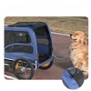 VisioGear Dog Bike Stroller, Pet Cart Bicycle Carrier with Folding Frame, Collapsible to Store, Blue & Black, 56.69"*28.54"*33.27" - 2 of 4
