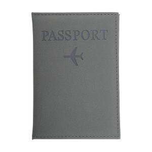 Unique Bargains Letter Airplane Pattern Passport Holder 1 Pc - 1 of 4