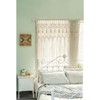 Aoibox Large Boho Woven Macrame Curtain for Window Doorway, Handmade Bohemian Decor, 51"W x 70"L, Privacy Protection - 2 of 4
