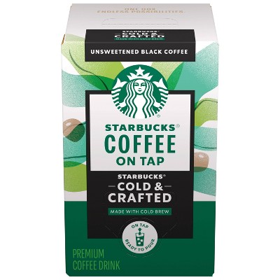 Starbucks Cold & Crafted On Tap Unsweetened Black - 72 fl oz Box