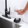 WOWOW 5 in. Metal Glass Rinser for Kitchen Sinks in Brushed Nickel - 2 of 4