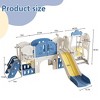 Kids Slide for Toddlers Age 1-4, Baby Slide Playground, Sturdy and Easy Assembly, Multiple Color Schemes - 2 of 4