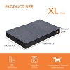 Artloge Outdoor Indoor Deluxe Orthopedic Dog Bed Memory Foam Comfy Pet Mattress with Waterproof Washable Cover & Fit Dog Cage - 2 of 4
