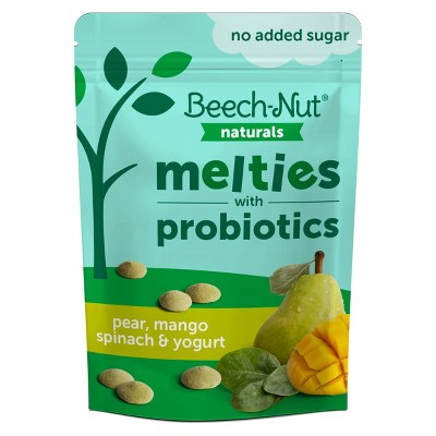 Beech-Nut Melties Probiotic Pear Mango Spinach - 1oz