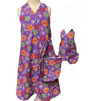 Size 8 Matching Girl and Doll Sundresses with Purses