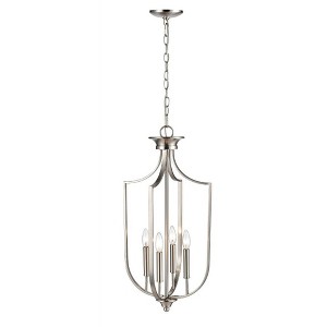 Millennium Lighting 4 - Light Pendant in  Brushed Nickel - 1 of 2