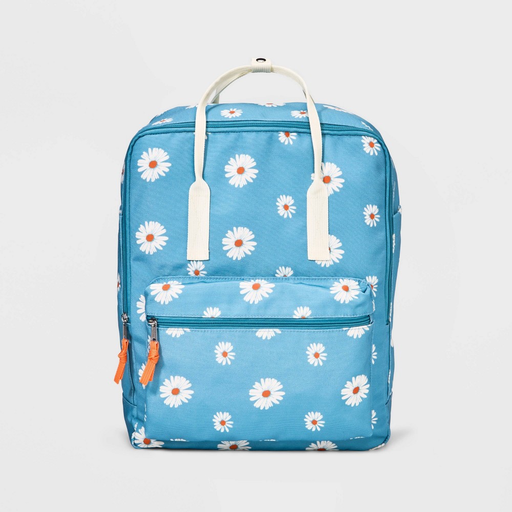 Girls' 16" Square Backpack - art class Teal, Blue