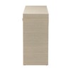 bali & pari Cielo Woven Grasscloth 3 Drawer Console Table Natural/Gold - 2 of 4