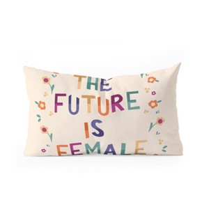 Valeria Frustaci The future is female I Oblong Throw Pillow - Society6 - 1 of 2
