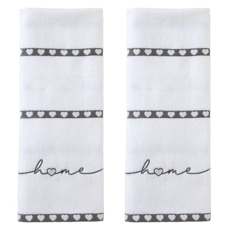 2pc Heart In Home Hand Towel Set - SKL Home, 1 of 8