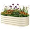 Outsunny Galvanized Raised Garden Bed Kit, Metal Planter Box with Safety Edging - 4 of 4