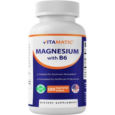 Magnesium Glycinate 500mg per Tablet 180 Vegetarian Tablets