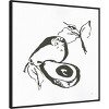 30" x 30" Avocado I BW by Chris Paschke Canvas - Amanti Art: Modern Black Frame, Food & Abstract Theme - 2 of 4