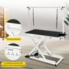 Hydraulic Dog Grooming Table, Pet Grooming Table with Aluminium Overhead Arm, Anti Slip Tabletop for Home and Salon - 3 of 4