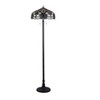 Chloe Lighting Sadie Tiffany-style 2 Light Victorian Floor Lamp 18" Shade - 2 of 4