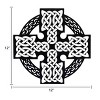 Slickblue Celtic Metal Wall Art – 12" Round Hanging Decor in 8 Irish Designs & 4 Finish Options for Home - 3 of 4