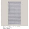 Home Basics Cordless 2-1/2-inch Embossed Faux Wood Blind Distressed Grey - 4 of 4