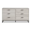 Signature Design by Ashley Contemporary Socalle 6 Drawer Dresser, Light Natural - 2 of 4