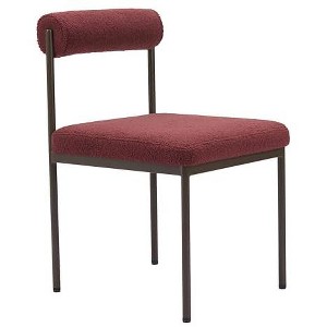 Zuo Livorno Dining Chair Red & Bronze - 1 of 4