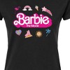 Women's - Barbie - Movie Logo Icons Juniors Fitted Graphic T-Shirt - 2 of 3