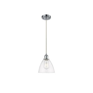 Bristol Glass - 1 Light Mini Pendant In Industrial Style-11.25 Inches Tall and 7.5 Inches Wide - 1 of 1