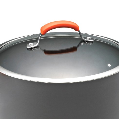 Rachael Ray Hard-Anodized 10 Quart Covered Stockpot