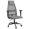 vidaXL Office Chair Gray Mesh Fabric and Faux Leather - image 2 of 4