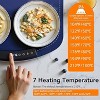 Kismile Warming Mat for Food, 3 Temp Settings, Childproof Lock, Rollable Portable Food Warming Mat, Ideal for Gatherings, Parties, Food Warmer - 2 of 4