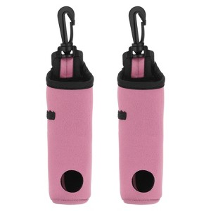 Unique Bargains Neoprene Waist-Mounted Lightweight Golf Ball Carry Bags 2 Pcs - 1 of 4