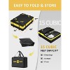 Car Rooftop Cargo Carrier Bag - for Top of Vehicle with/Without Rack, Includes, Anti-Slip Mat, Storage Bag, Door Hooks - 4 of 4
