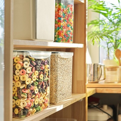 Clear BPA-Free Plastic Airtight Food Storage Containers Set