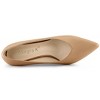 Allegra K Women's Pointed Toe Low Kitten Heel Dress Pumps - 4 of 4