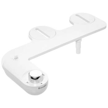 Simple Spa Eco Single Nozzle Ambient Bidet Attachment with Recycled Plastics Bathroom Hardware Set White - Brondell