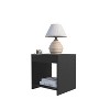 ?Vynxaria Nightstand with Open Storage ¨C Modern Design for Small Spaces - 4 of 4