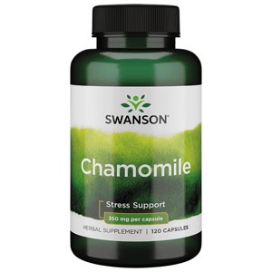 Swanson Chamomile Stress Support – Capsules [120 Count] - 1 of 4