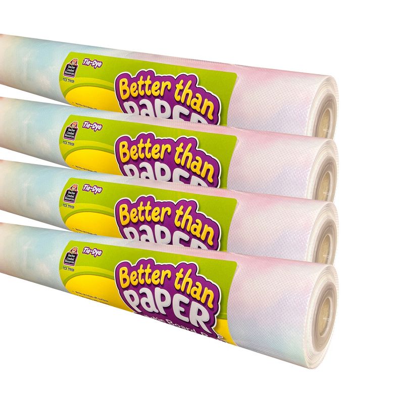 Teacher Created Resources® Better Than Paper Bulletin Board Roll, Tie-Dye, 4-Pack, 1 of 4