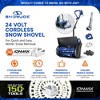 Snow Joe IONMAX Cordless 24-Volt Battery-Powered Lightweight Snow Shovel with 4.0-Ah Battery, Charger, Cover, and Ice Dozer, Blue - 2 of 4