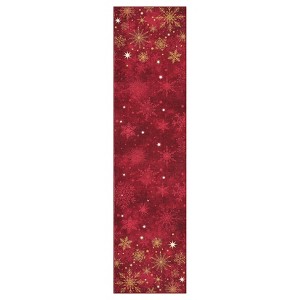 Christmas Doormat Merry Christmas Door Mat Snowflakes Non-Slip Indoor Outdoor Front Door Doormat - 1 of 4