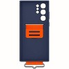 Samsung Galaxy S22 Ultra Silicone Cover with Strap, Navy - 3 of 3
