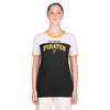 MLB Pittsburgh Pirates Women's Bi-Blend Ringer T-Shirt - 3 of 4