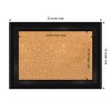 Amanti Art Grand Black Narrow Framed Corkboard, Natural Cork - 4 of 4