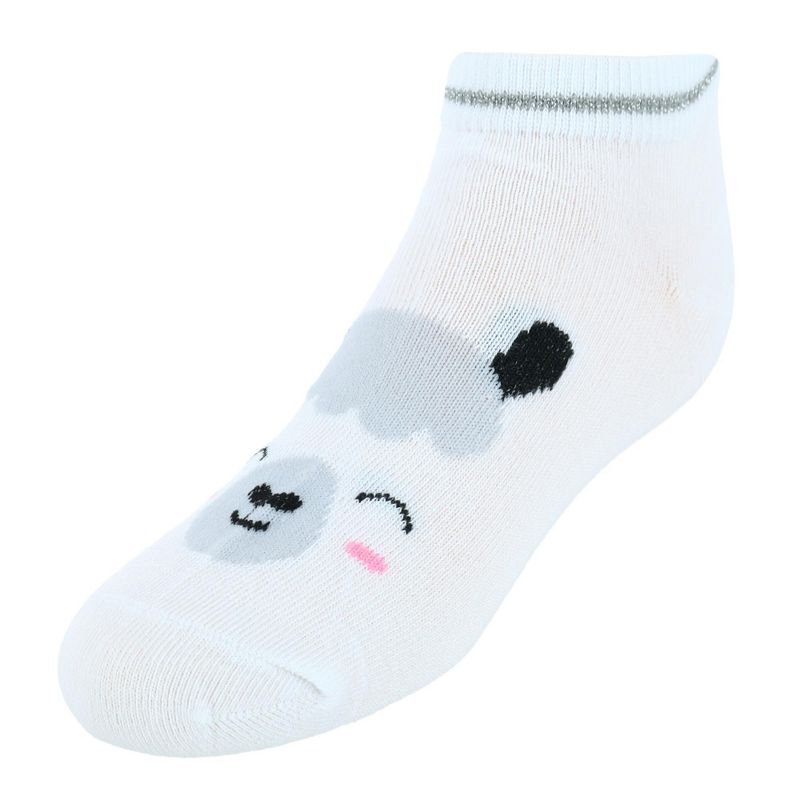 Alexa Rose Teen's No-Show Animal Face Novelty Socks (10 Pack), 5 of 7