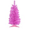 Perfect Holiday Pink Tabletop Christmas Tree with Stand Tree - 3 of 4