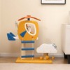 Tangkula Aviation-themed Cat Tree for Indoor Cats w/ Helicopter Top Perch Scratching Post - 2 of 4