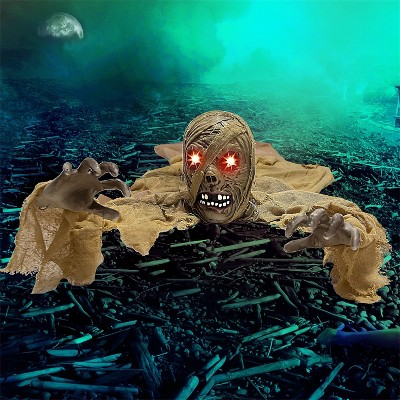 Zombie Groundbreaker with Light-up Eyes Decoration