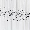 Carnation Home Fashions Premium Quality "Dots" Fabric Shower Curtain - Multi 70" x 84" - 3 of 3