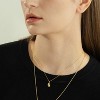 Bearfruit Jewelry Sterling Silver 18k Gold Plated Jacqueline Teardrop Necklace - 4 of 4
