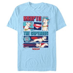 Men's DC League of Super-Pets Krypto the Superdog Comic T-Shirt - 1 of 4